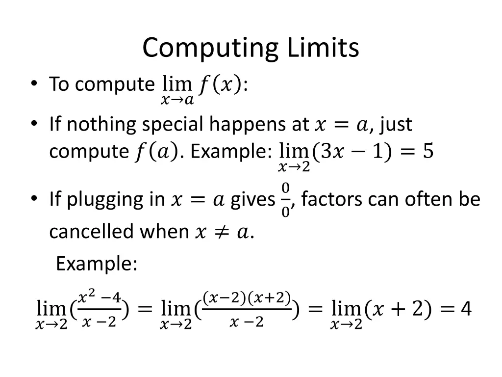 computing limits