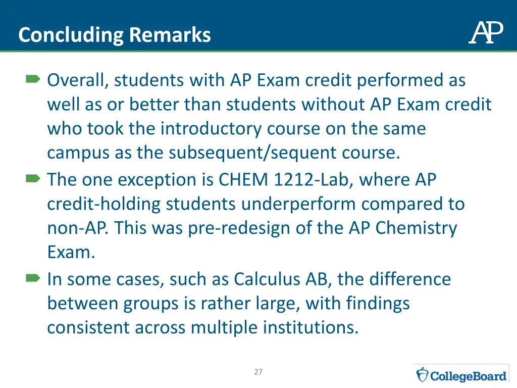 concluding remarks