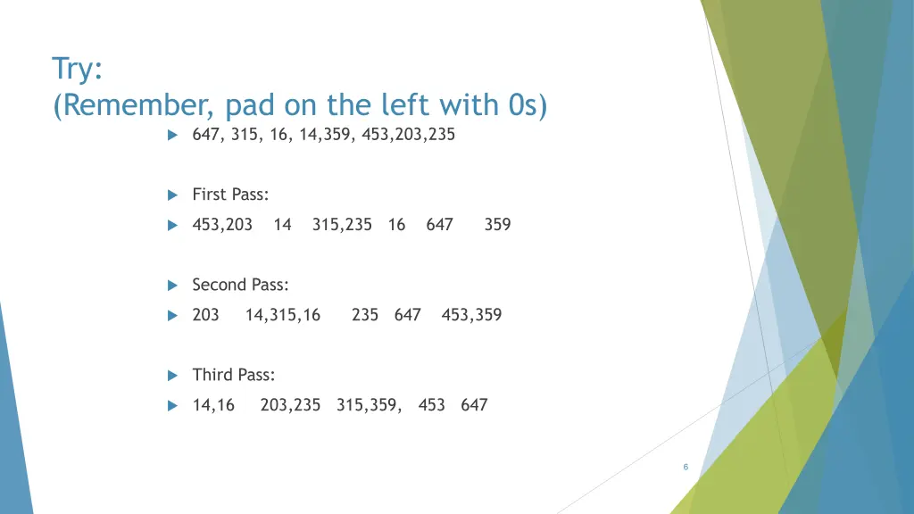 try remember pad on the left with