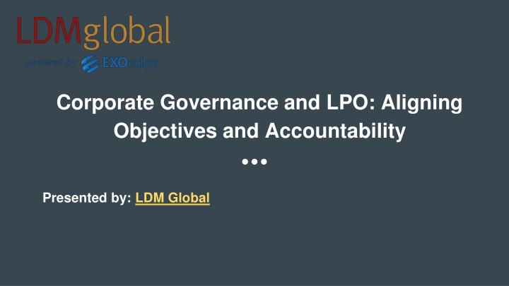 corporate governance and lpo aligning objectives