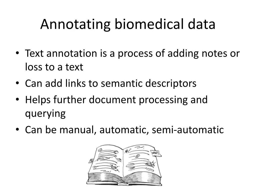 annotating biomedical data