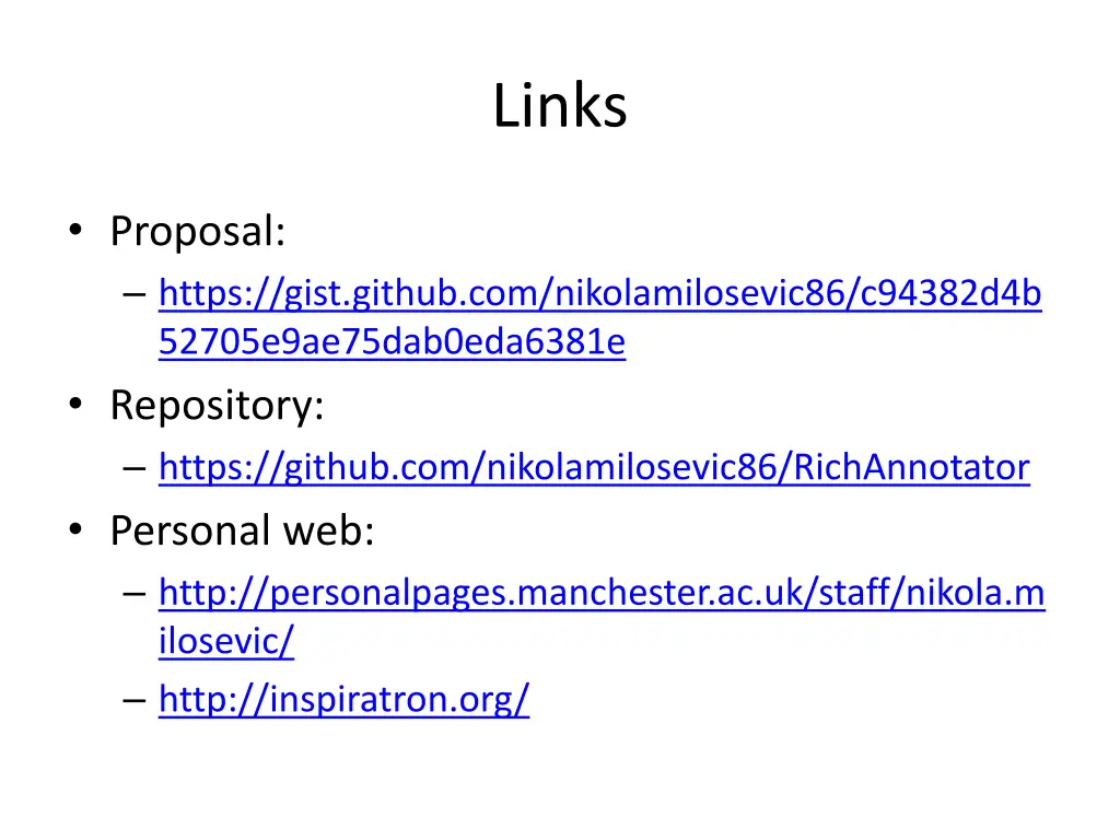 links