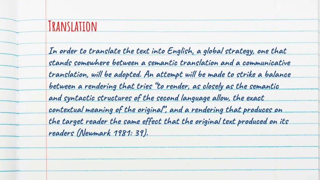 translation