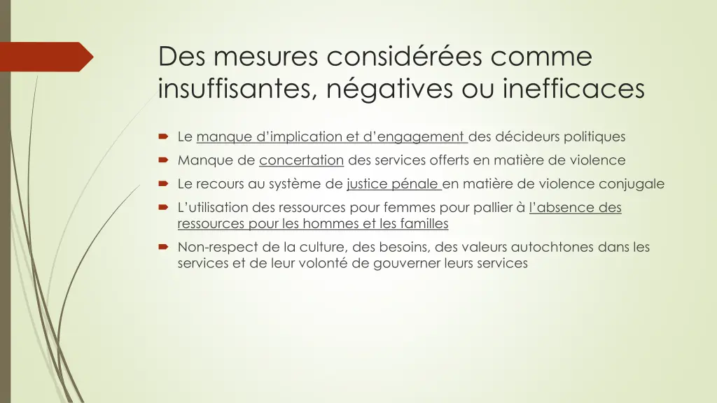 des mesures consid r es comme insuffisantes