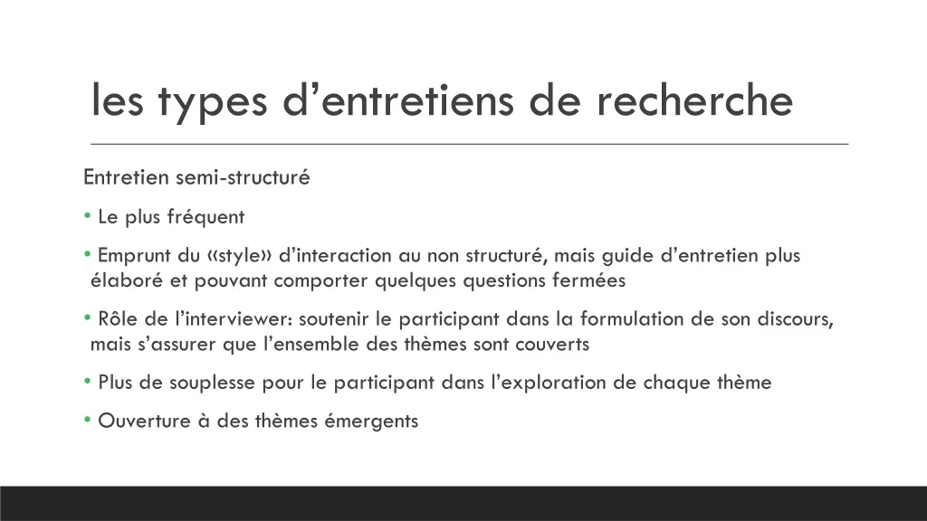 les types d entretiens de recherche 1