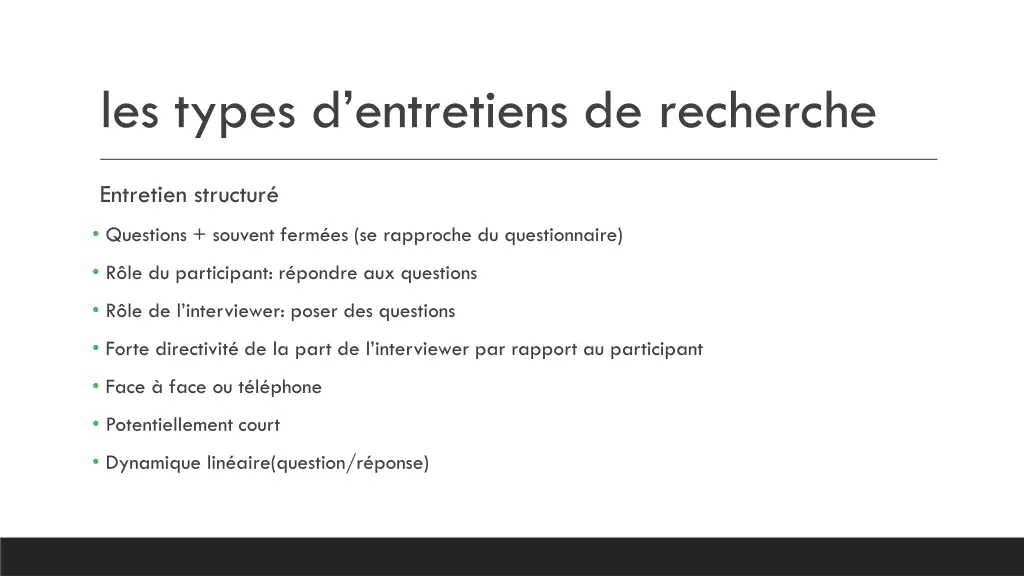 les types d entretiens de recherche 2