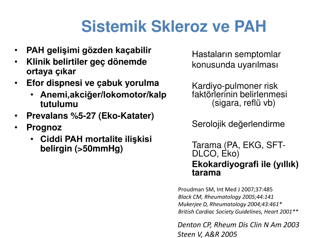 sistemik skleroz ve pah