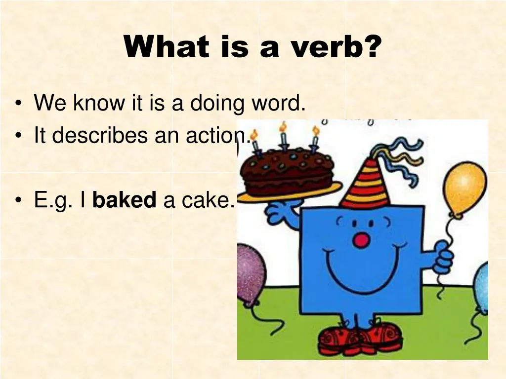what is a verb