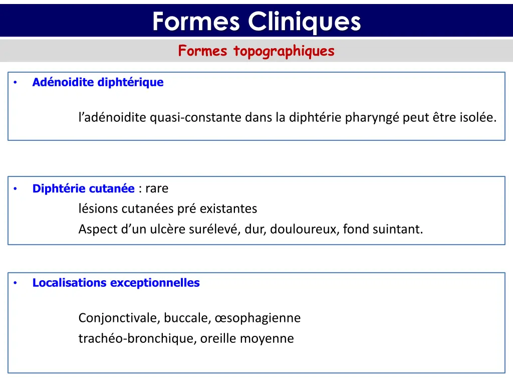 formes cliniques formes topographiques 1