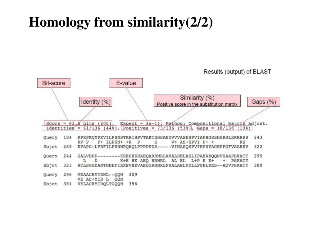 homology from similarity 2 2