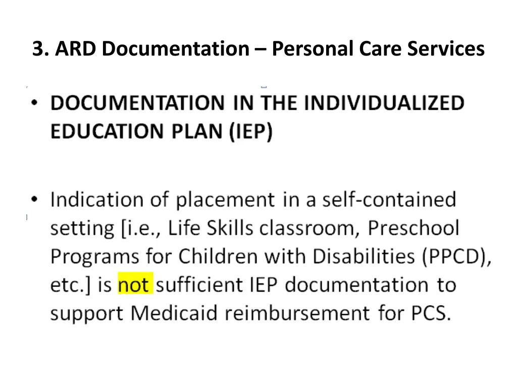 3 ard documentation personal care services 5