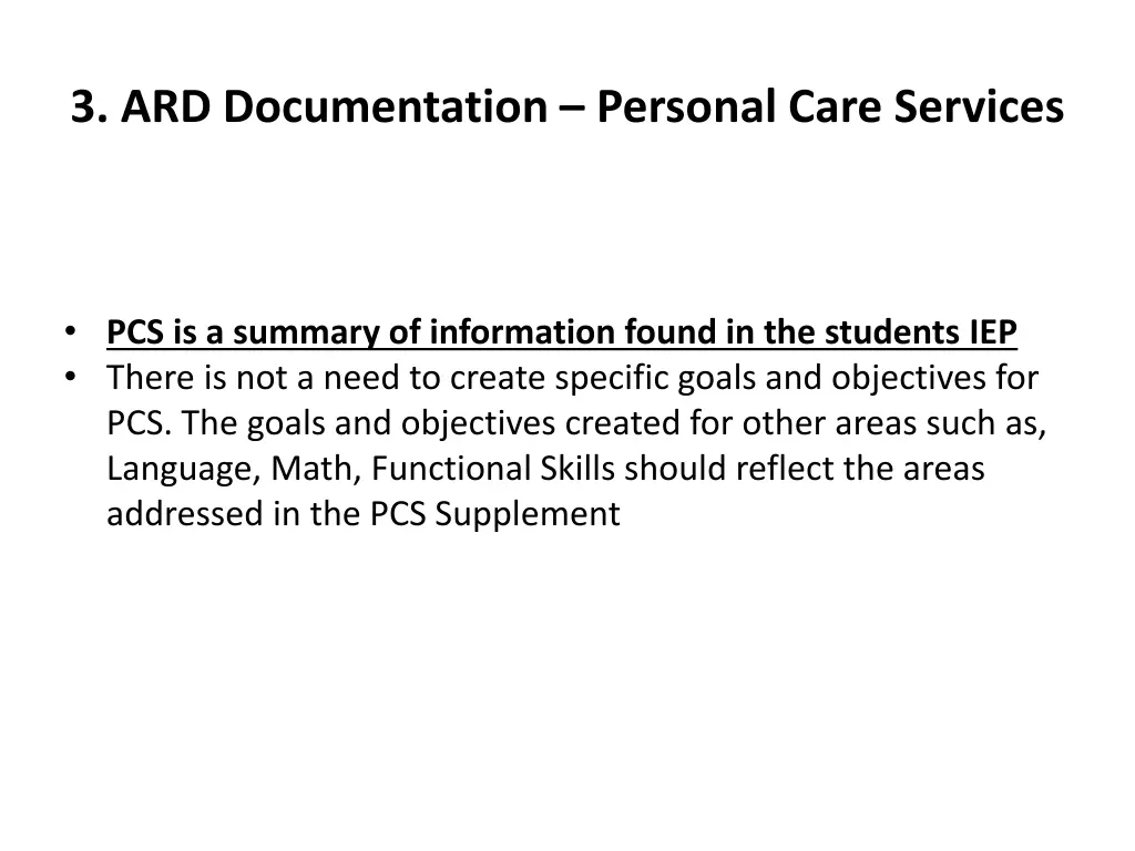 3 ard documentation personal care services 8