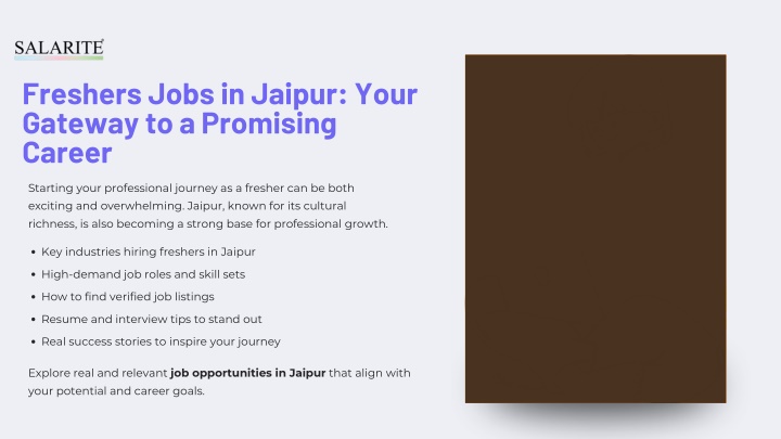 freshers jobs in jaipur your gateway