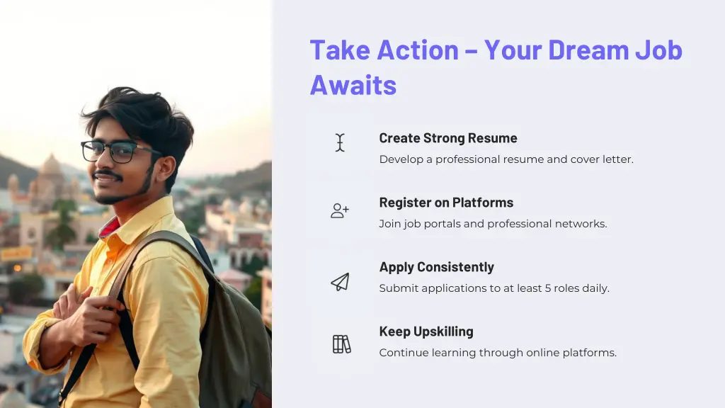 take action your dream job awaits