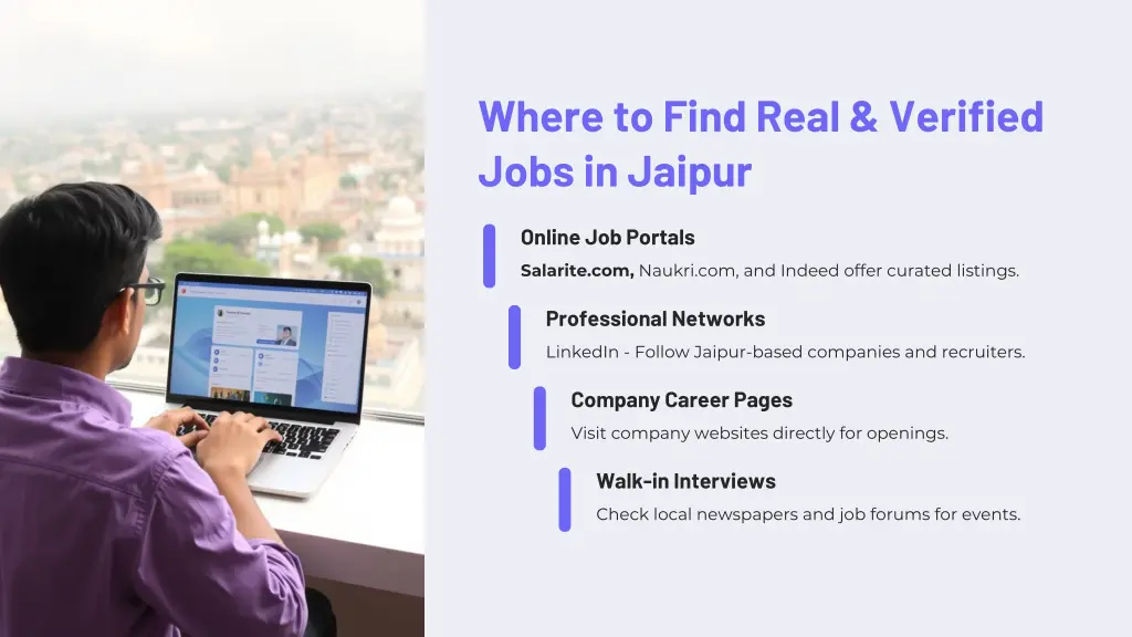 where to find real verified jobs in jaipur