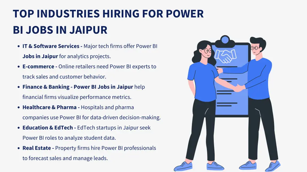 top industries hiring for power bi jobs in jaipur