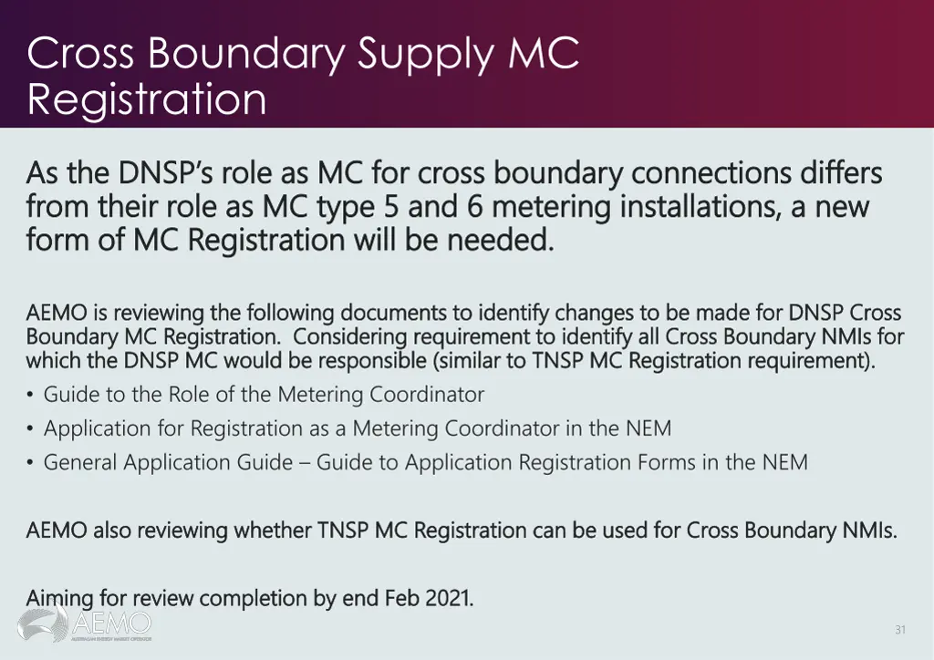 cross boundary supply mc registration