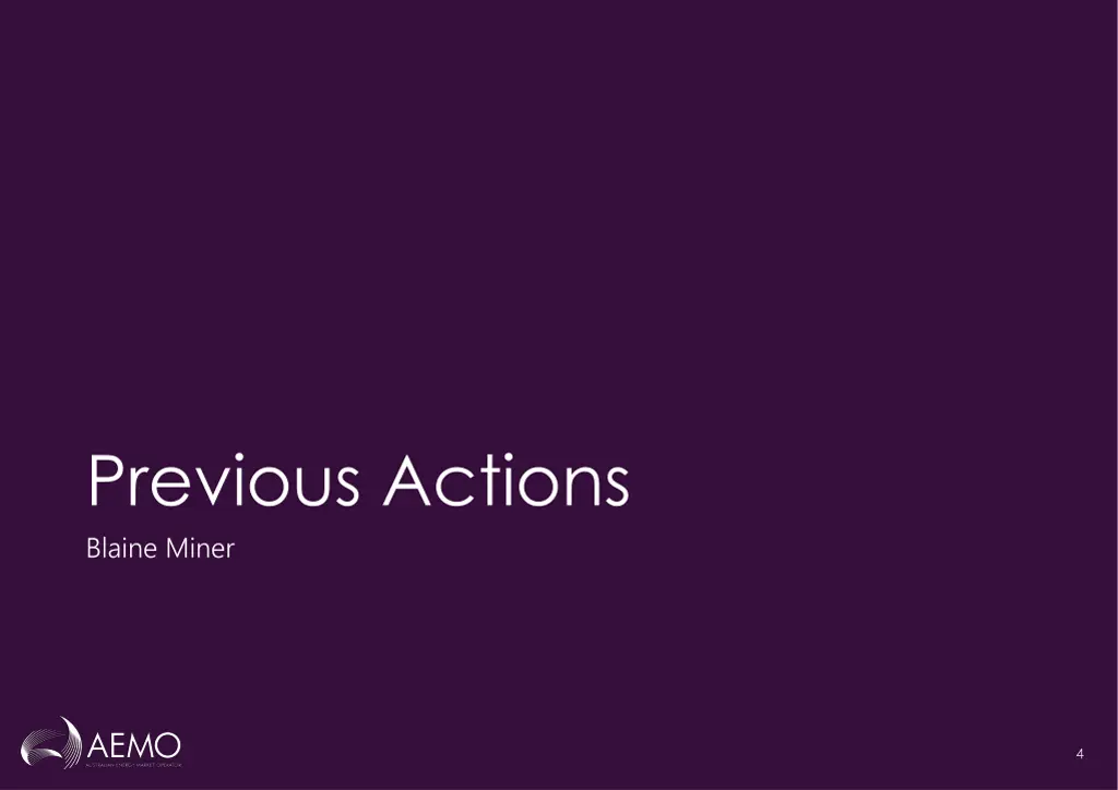 previous actions blaine miner