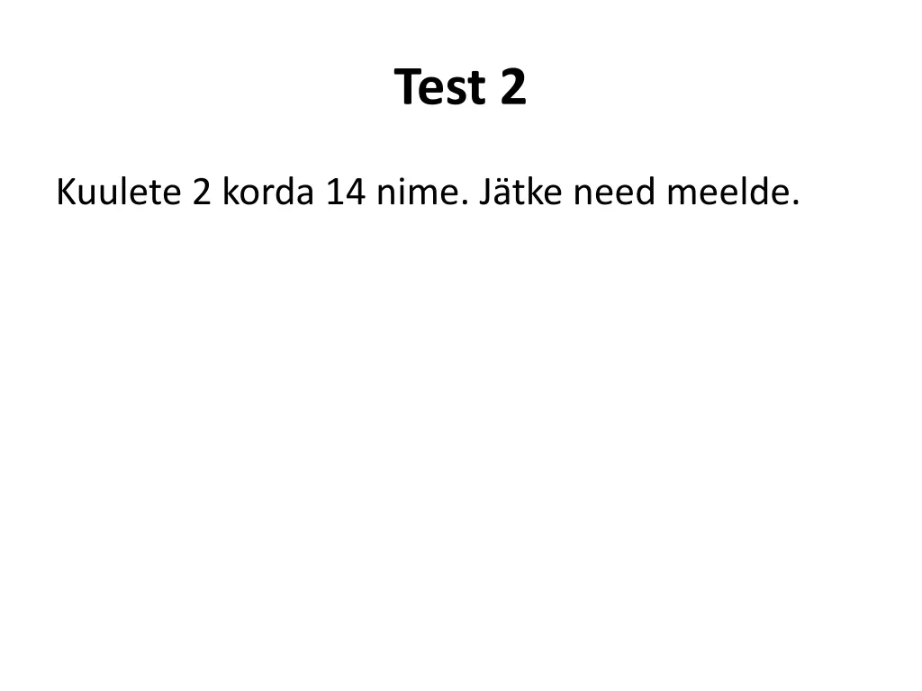 test 2
