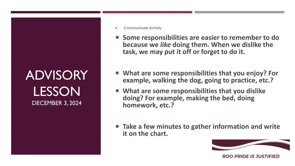 communicate activity 1