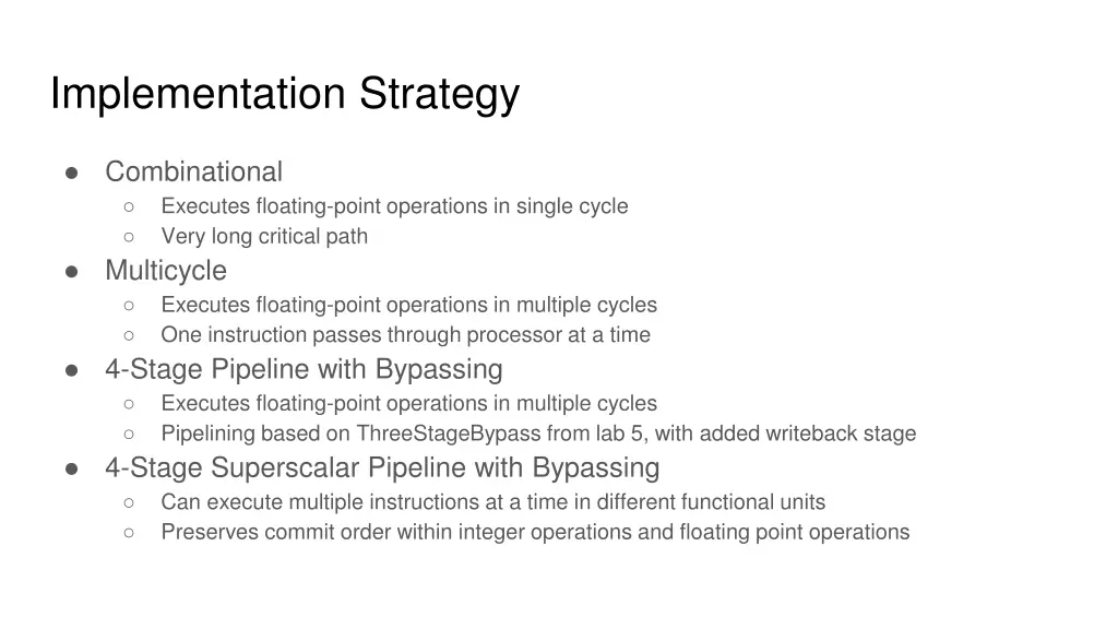 implementation strategy