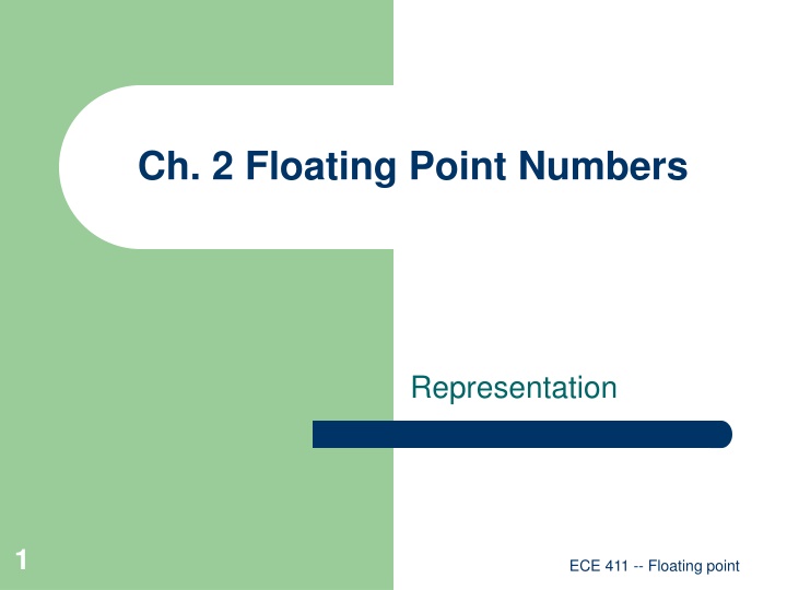 ch 2 floating point numbers