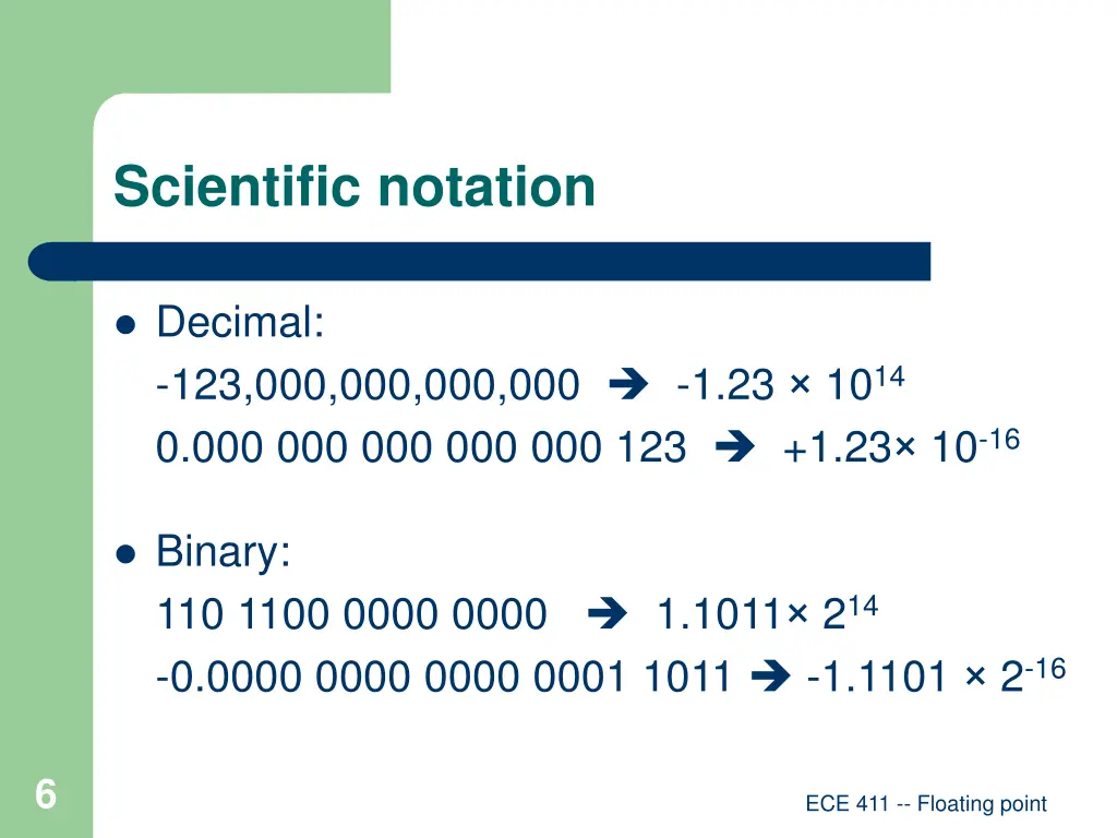scientific notation