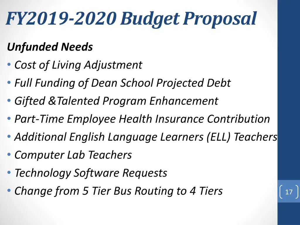 fy2019 2020 budget proposal 1