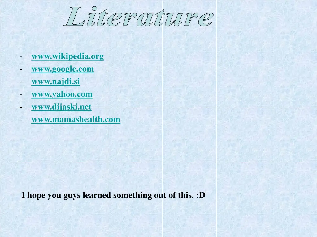 literature