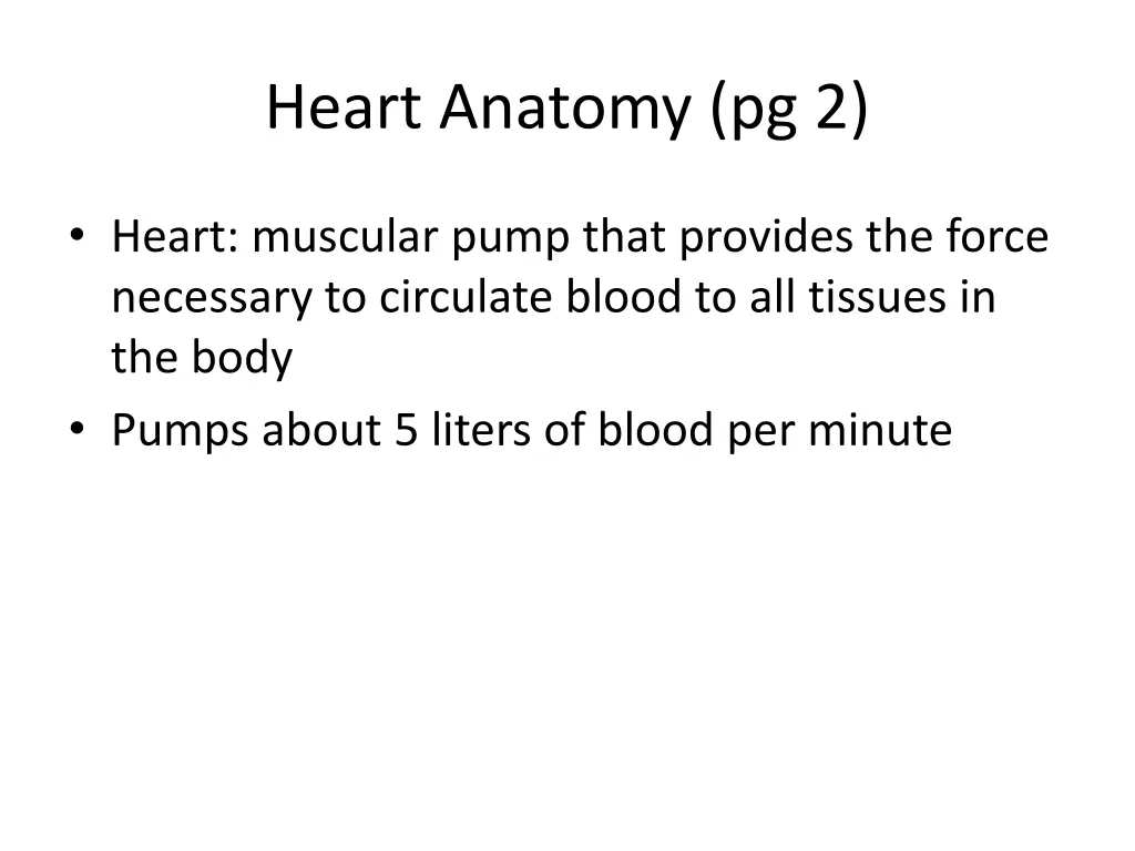 heart anatomy pg 2 1