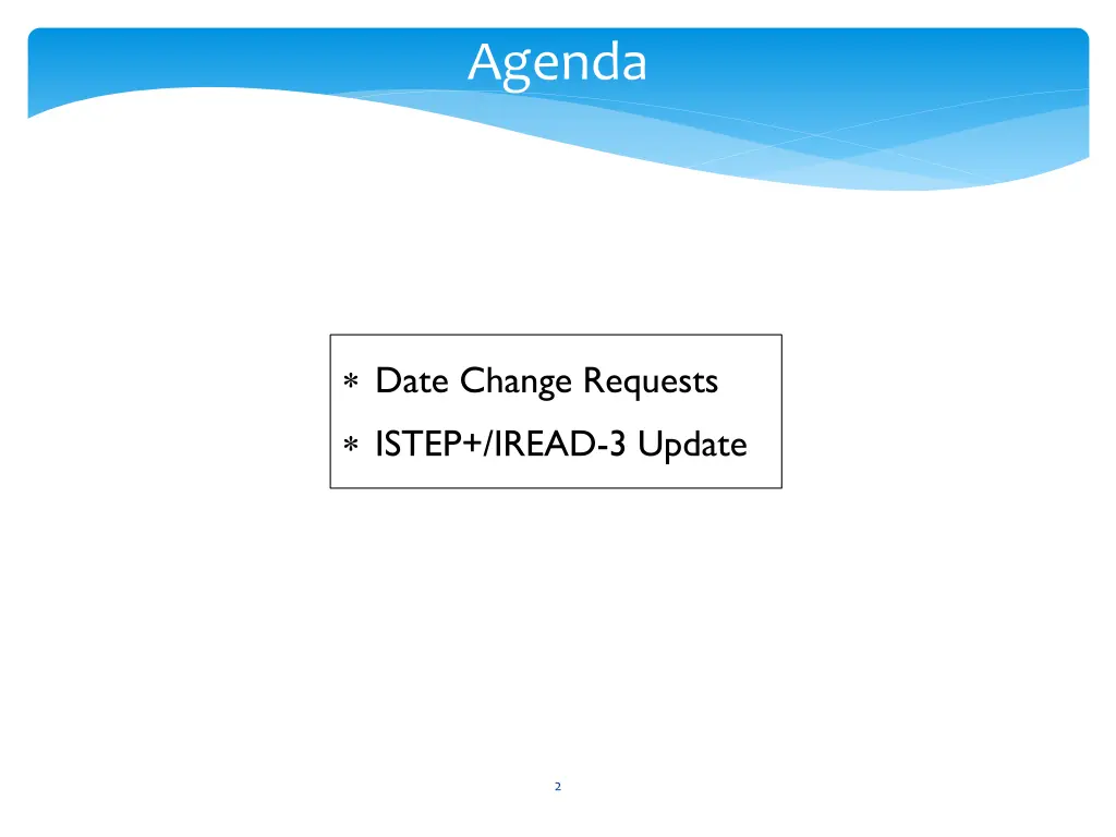 agenda