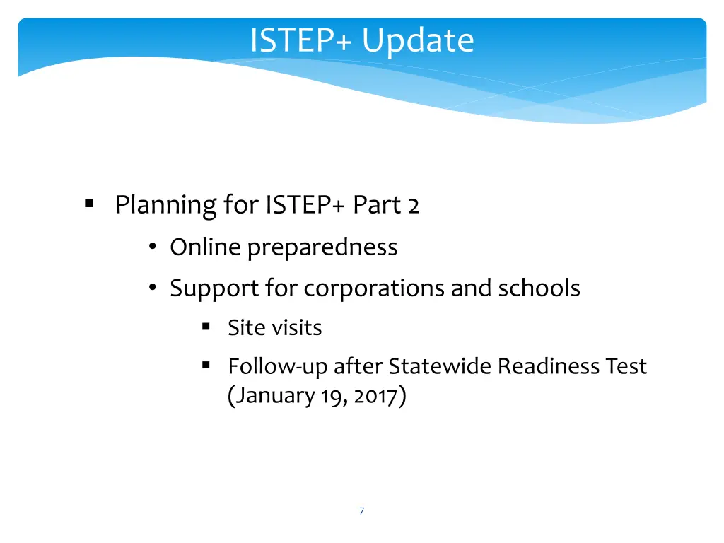 istep update