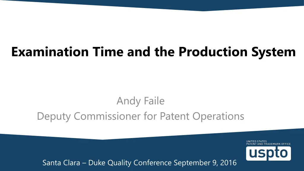 examination time and the production system