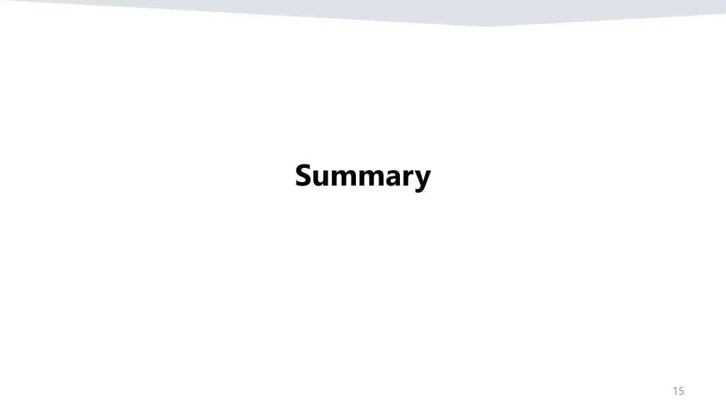 summary