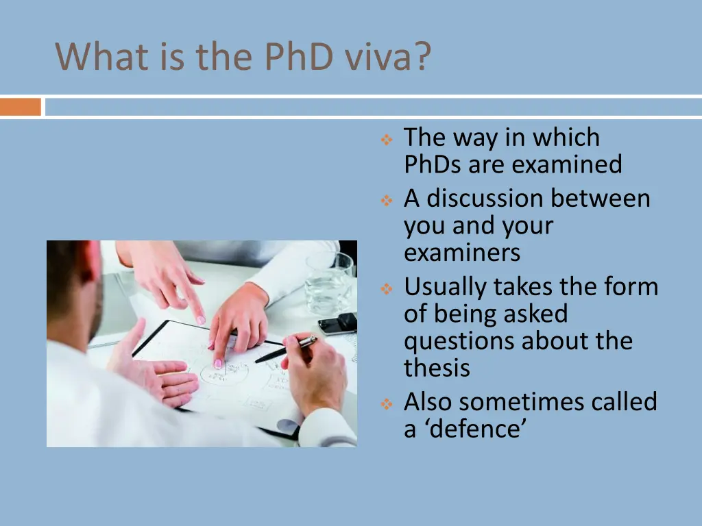 what is the phd viva