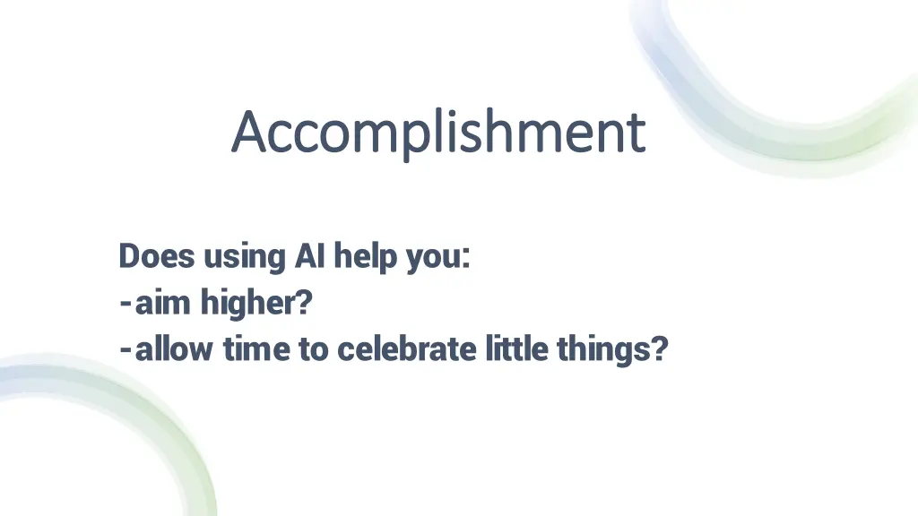 accomplishment accomplishment