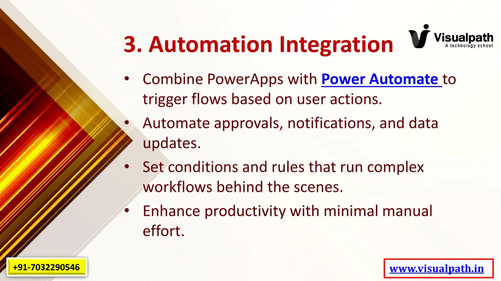 3 automation integration