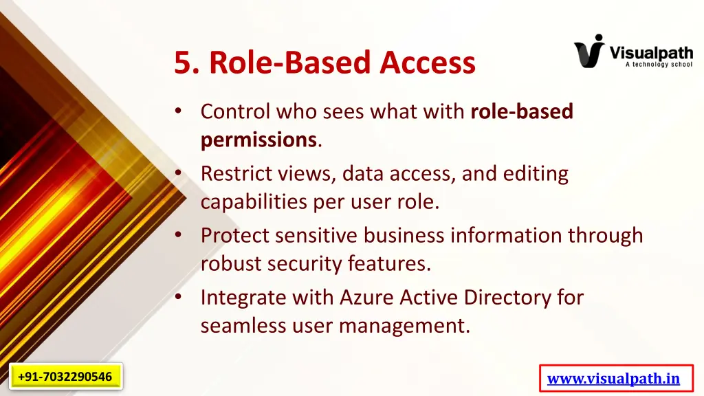 5 role based access
