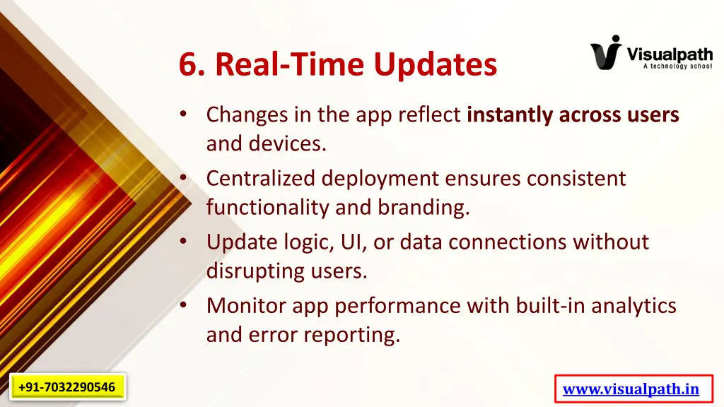 6 real time updates
