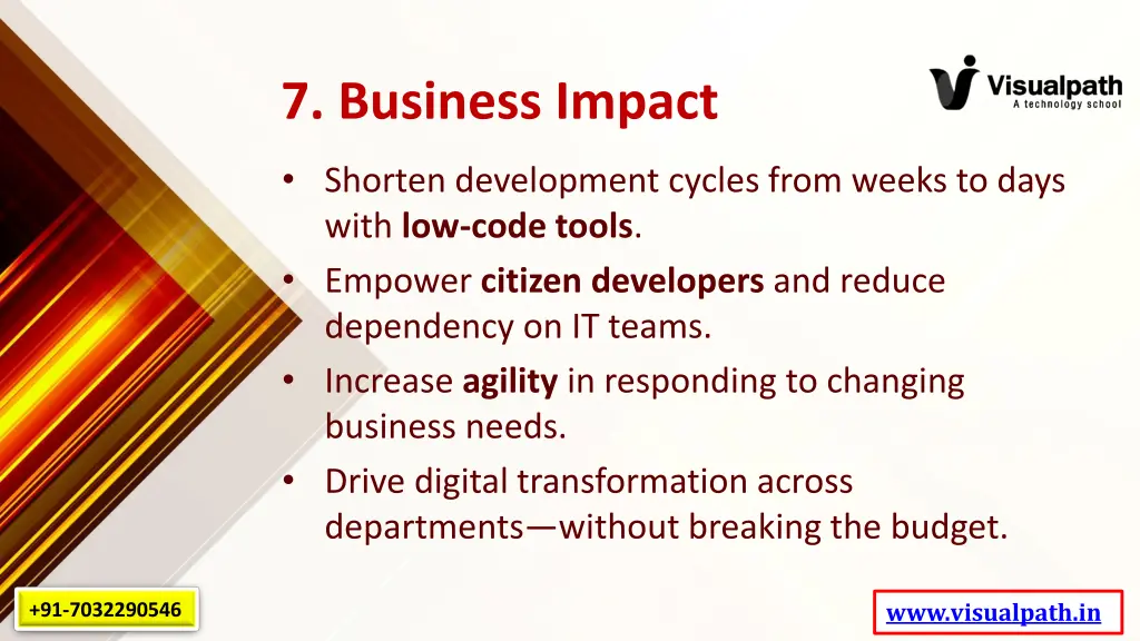 7 business impact