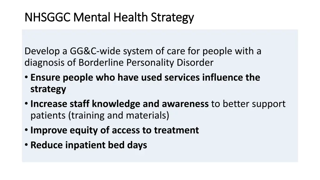 nhsggc mental health strategy nhsggc mental