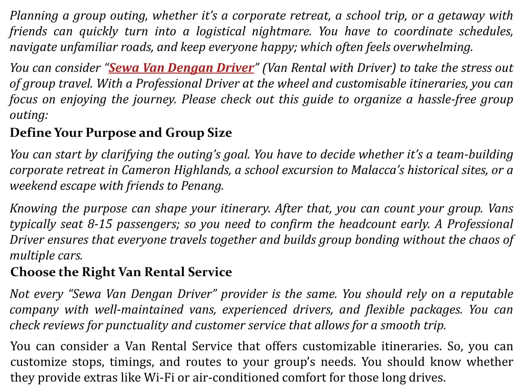 planning a group outing whether it s a corporate