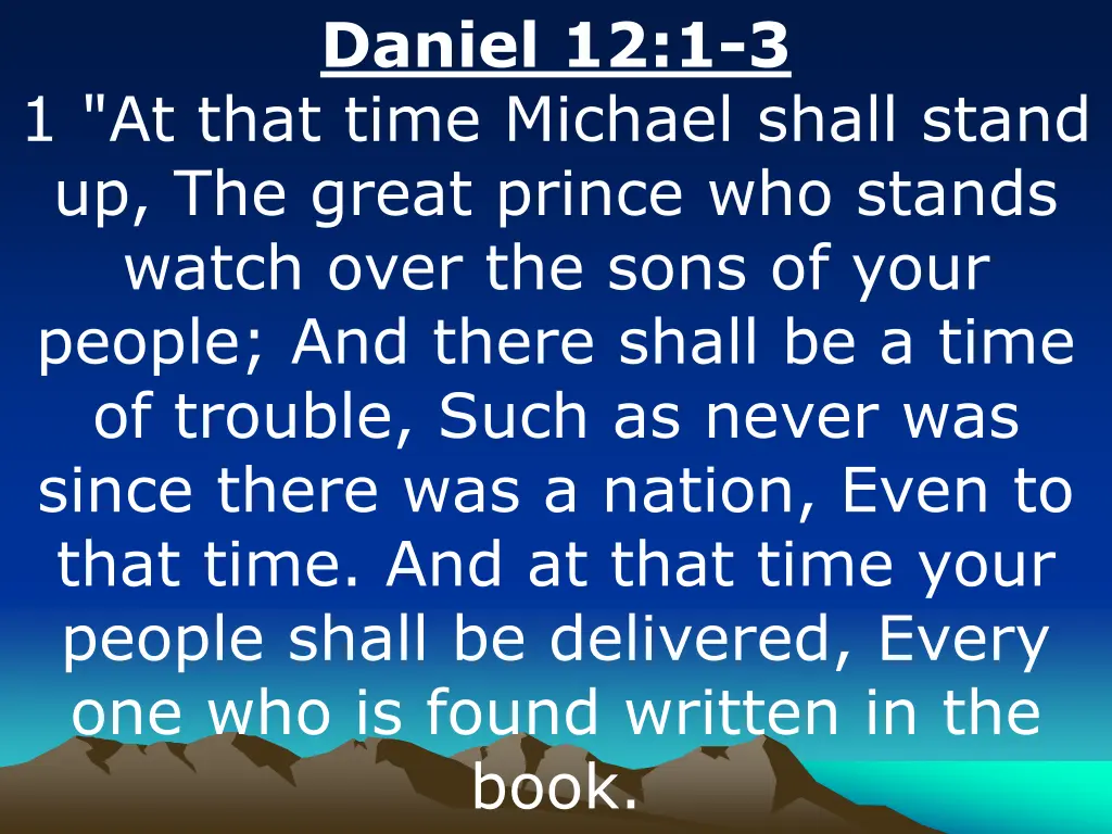 daniel 12 1 3