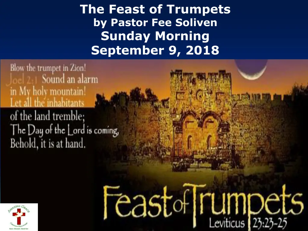 the feast of trumpets by pastor fee soliven