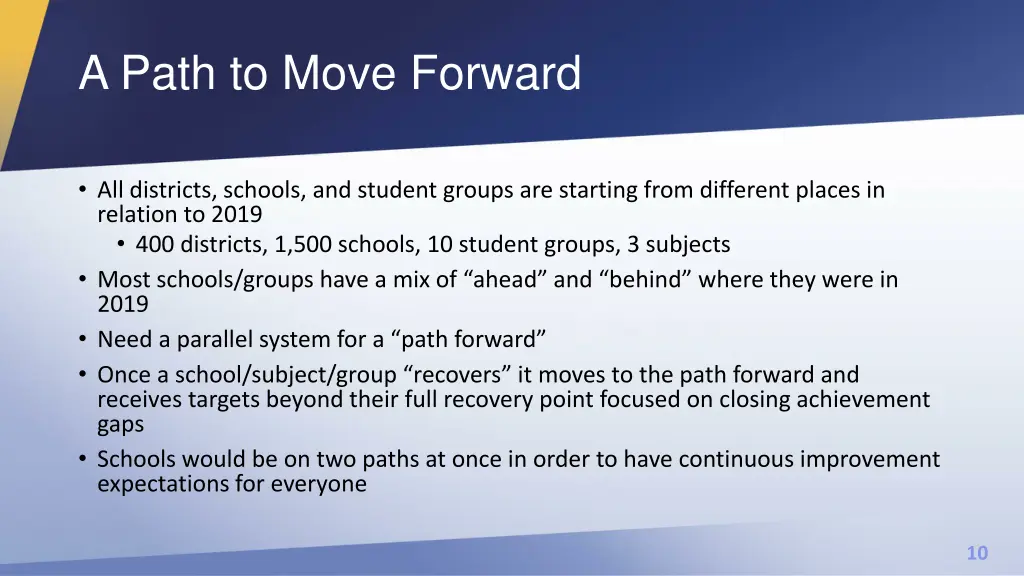 a path to move forward