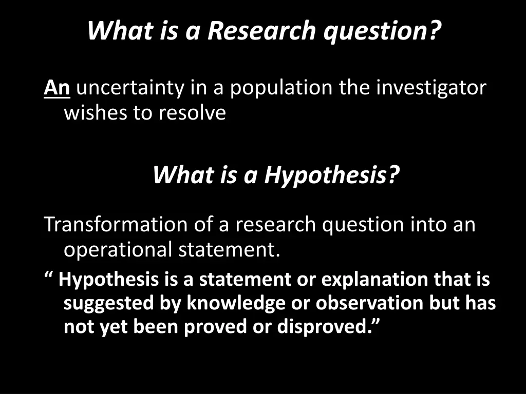 what is a research question
