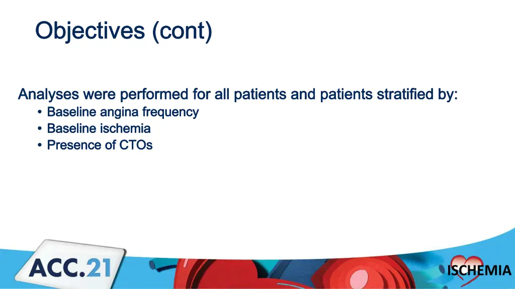 objectives cont