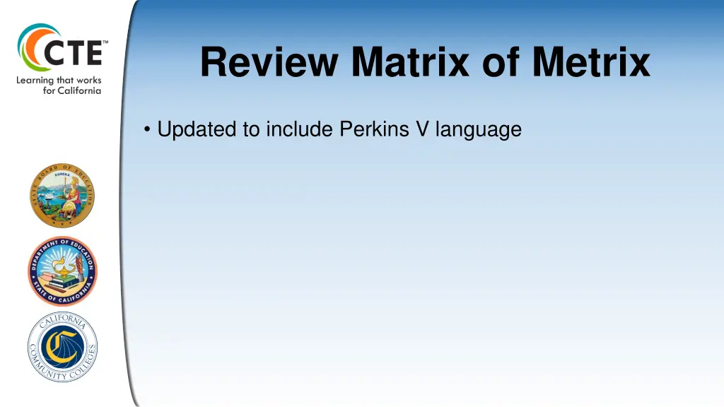 review matrix of metrix