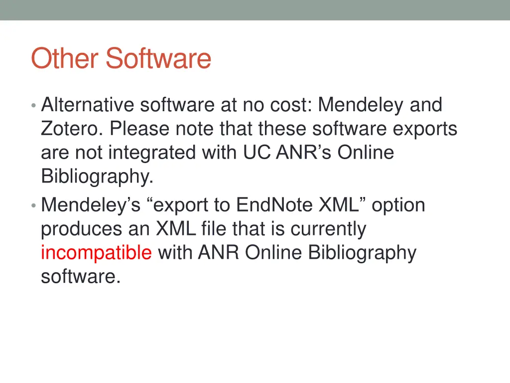 other software
