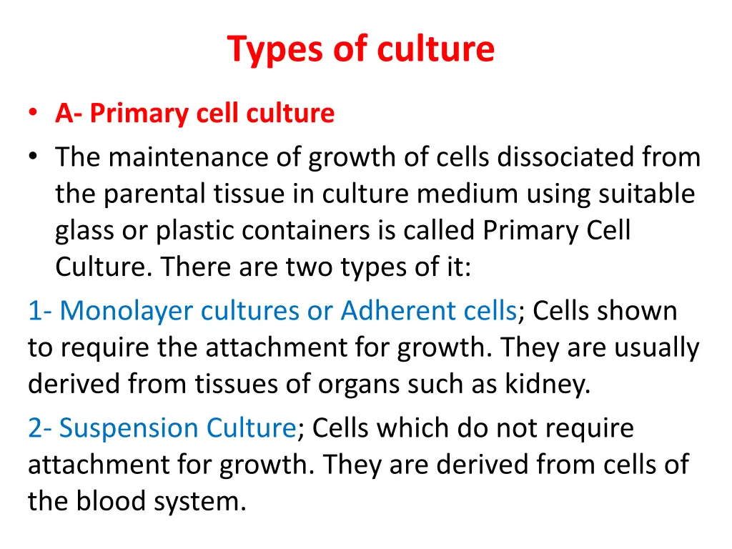 types of culture